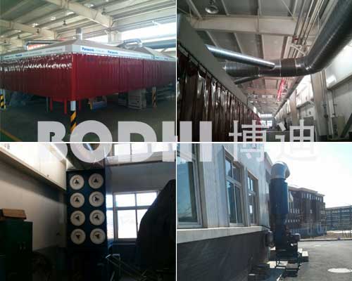 焊接行业吸气罩焊烟净化工程案例 焊接行业吸气罩焊烟净化工程案例